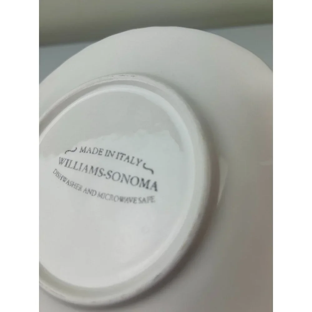 Williams Sonoma Napa Sage Italy Leaf Grape Dessert Bread Appetizer Plates 7